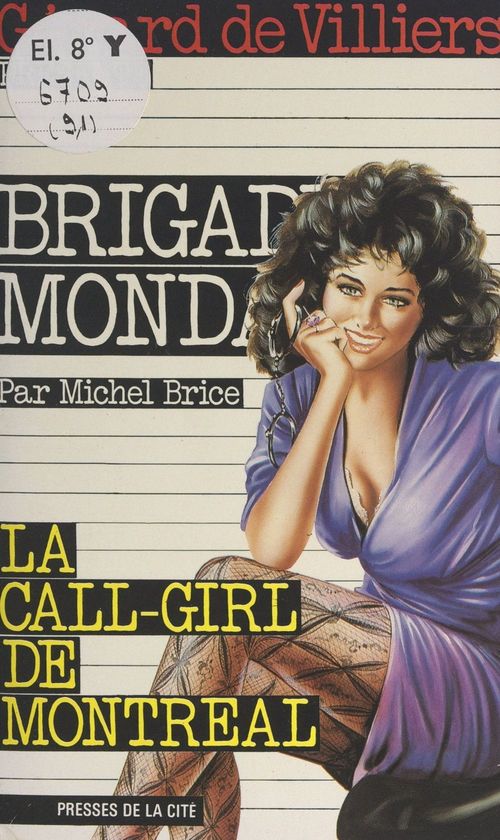 Couverture ebook de La call-girl de Montréal, de Brice Michel