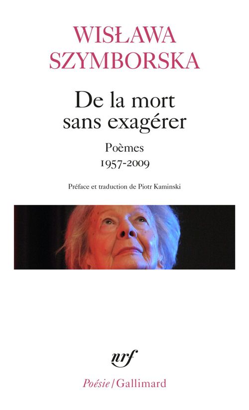 ebook cover of De la mort sans exagérer. Poèmes 1957-2009, by Wislawa Szymborska