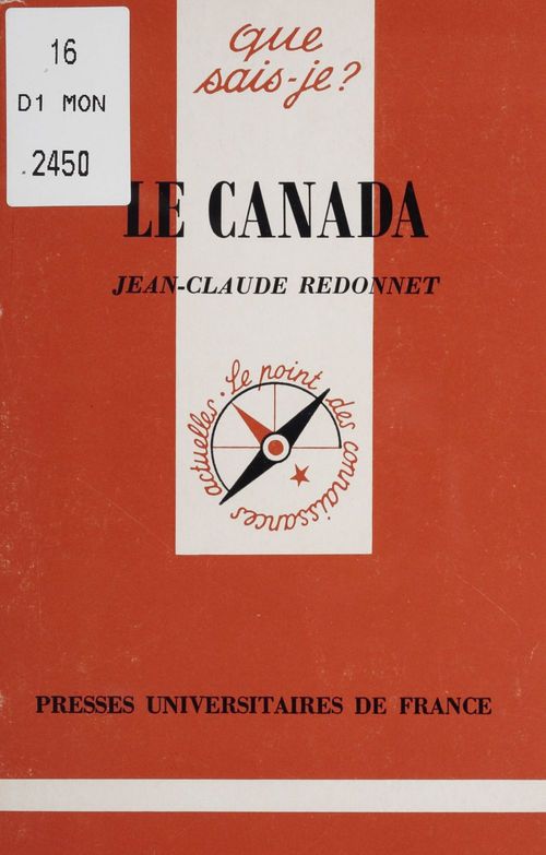 ebook cover of Le Canada, by Jean-Claude Redonnet