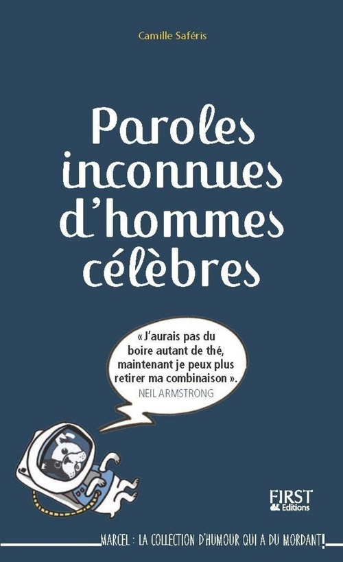 Couverture ebook de Paroles inconnues d'hommes célèbres, de Camille Saféris