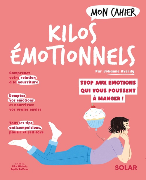 Couverture ebook de Mon Cahier Kilos émotionnels, de Johanne Averdy