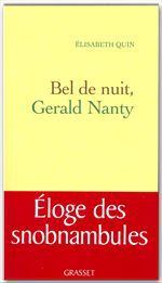 Couverture ebook de Bel de nuit Gerald Nanty, de Elisabeth Quin