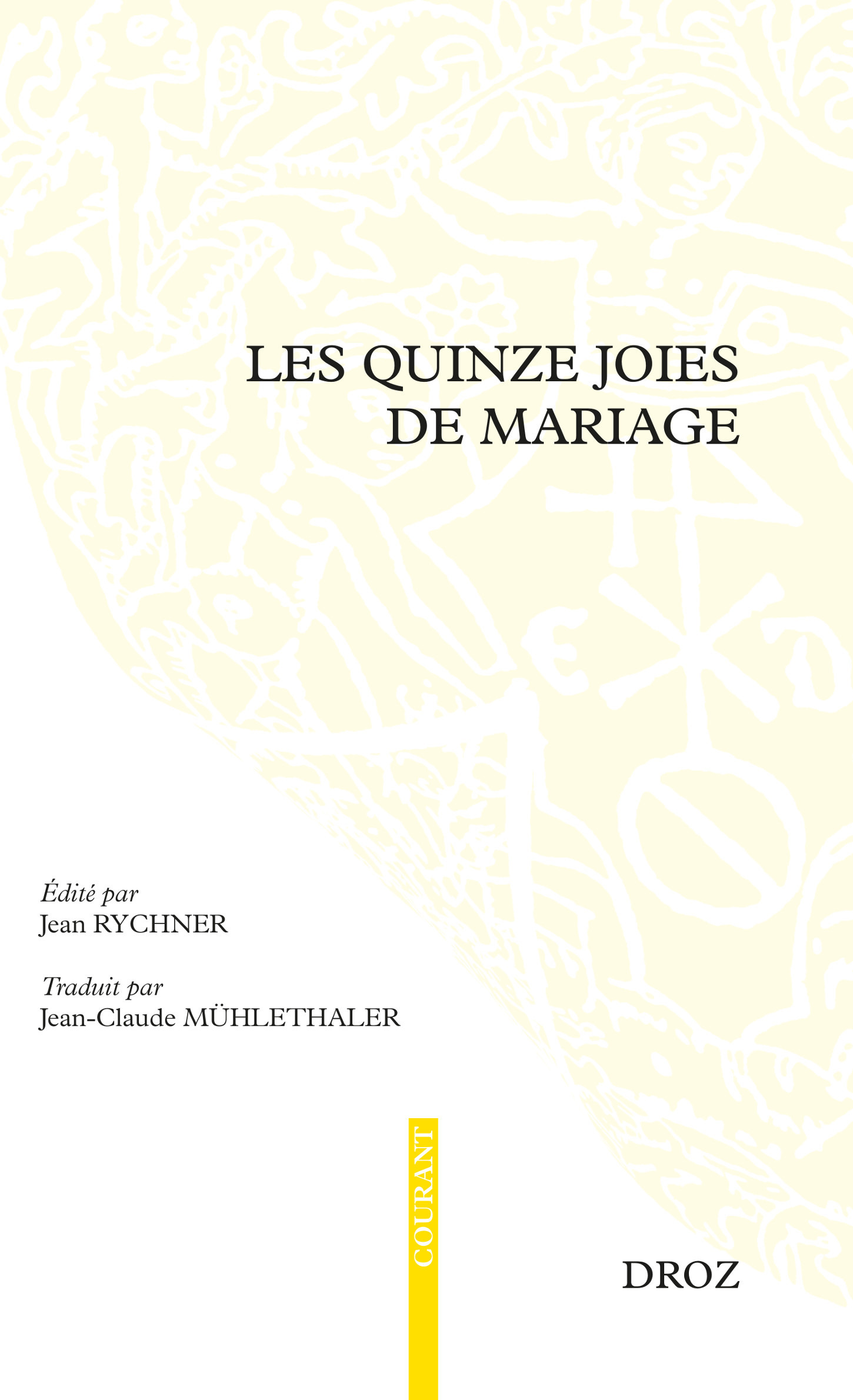 Couverture ebook de Les quinze joies de mariage, de Jean Rychner