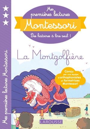 Couverture ebook de Mes premières lectures Montessori, la montgolfière, de Anaïs Galon