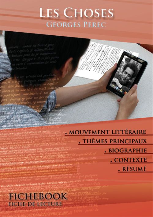 Couverture ebook de Fiche de lecture Les Choses, de Georges Perec