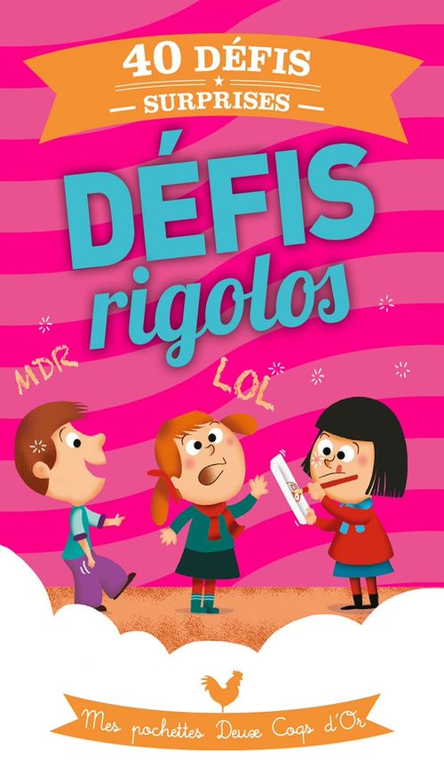 Couverture ebook de Défis rigolos, de Collectif