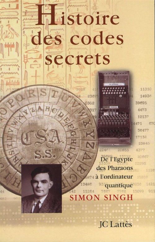 Couverture ebook de Histoire des codes secrets, de Simon Singh