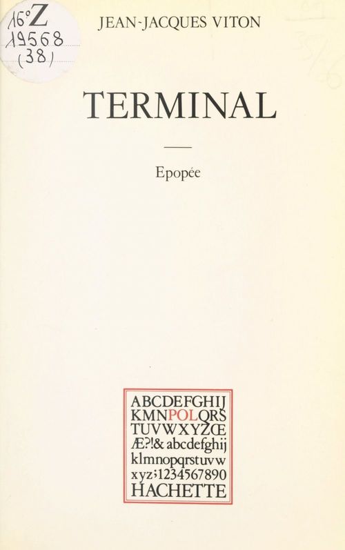 ebook cover of Terminal, by Jean-jacques Viton