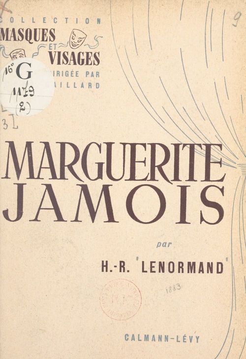 Couverture ebook de Marguerite Jamois, de Henri-rené Lenormand