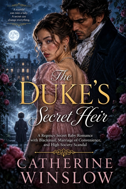 Couverture ebook de The Duke's Secret Heir, de Catherine Winslow