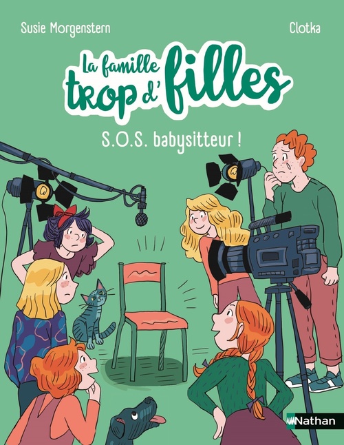 Couverture ebook de La famille trop d'filles - S.O.S. babysitteur !, de Susie Morgenstern