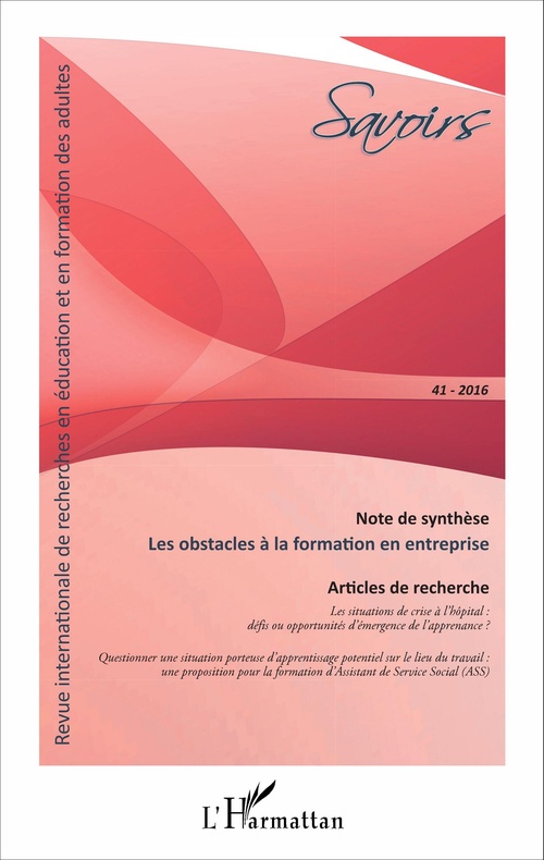 ebook cover of Les obstacles à la formation en entreprise, by Elisabeth Ollivier, Jean-Francois Roussel, Nancy Lauzon, Anne-Paule Duarte, Claudie Solar, Daniel Baril