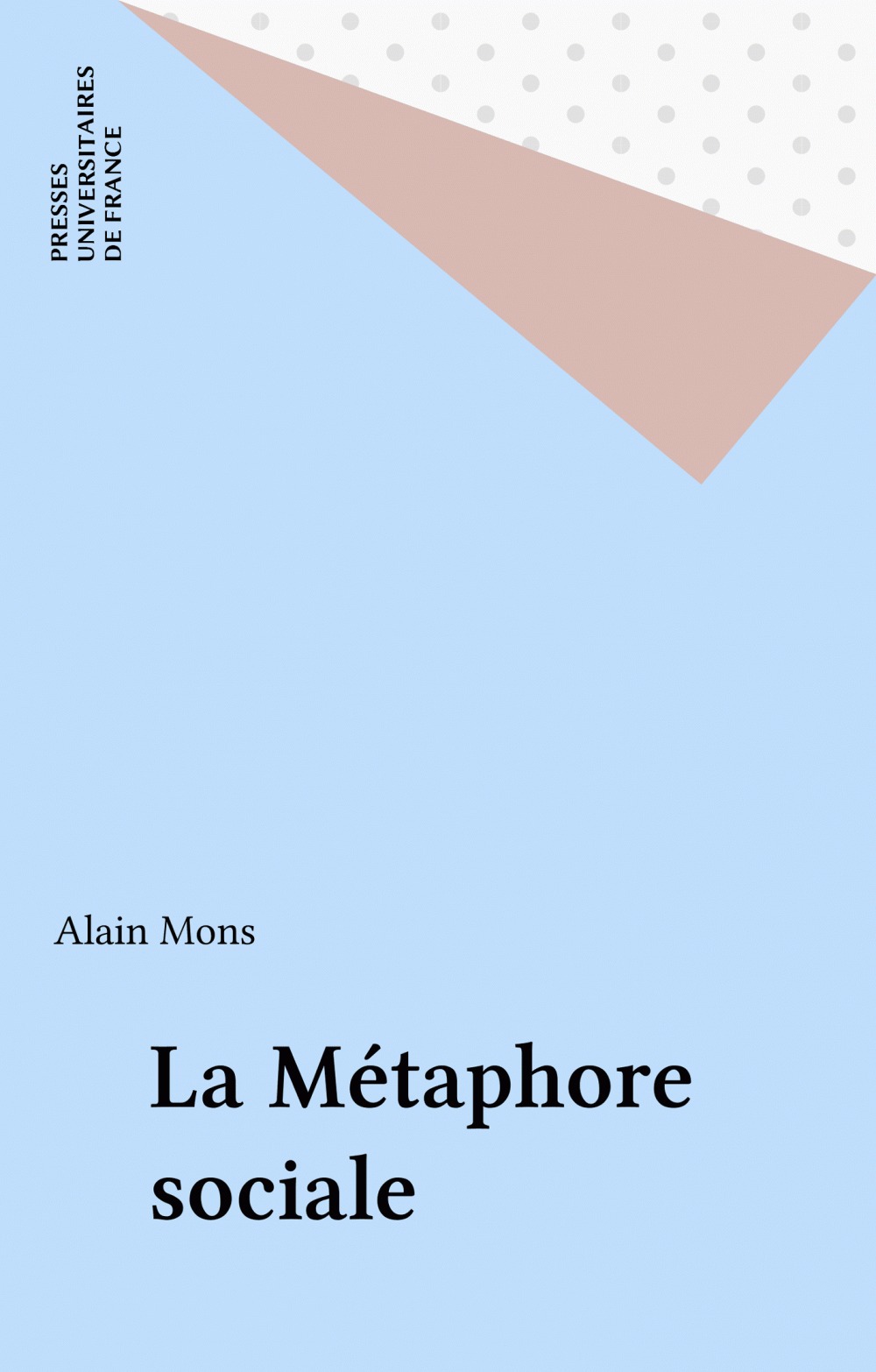 Couverture ebook de La Métaphore sociale, de Alain Mons