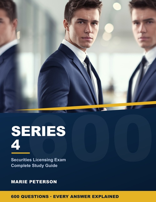 ebook cover of Series 4 Exam Study Guide, by Marie Peterson