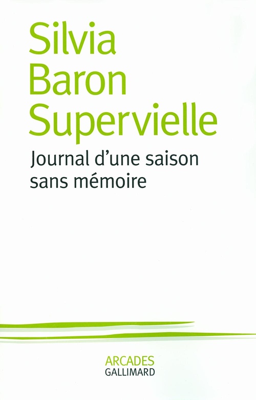 Couverture ebook de Journal d'une saison sans mémoire, de Silvia Baron Supervielle