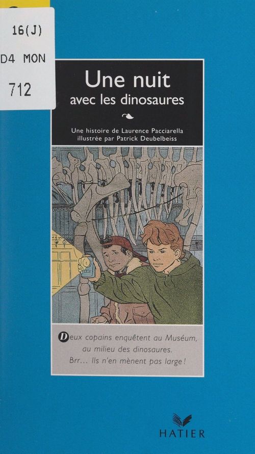 ebook cover of Une nuit avec les dinosaures, by Laurence Pacciarella
