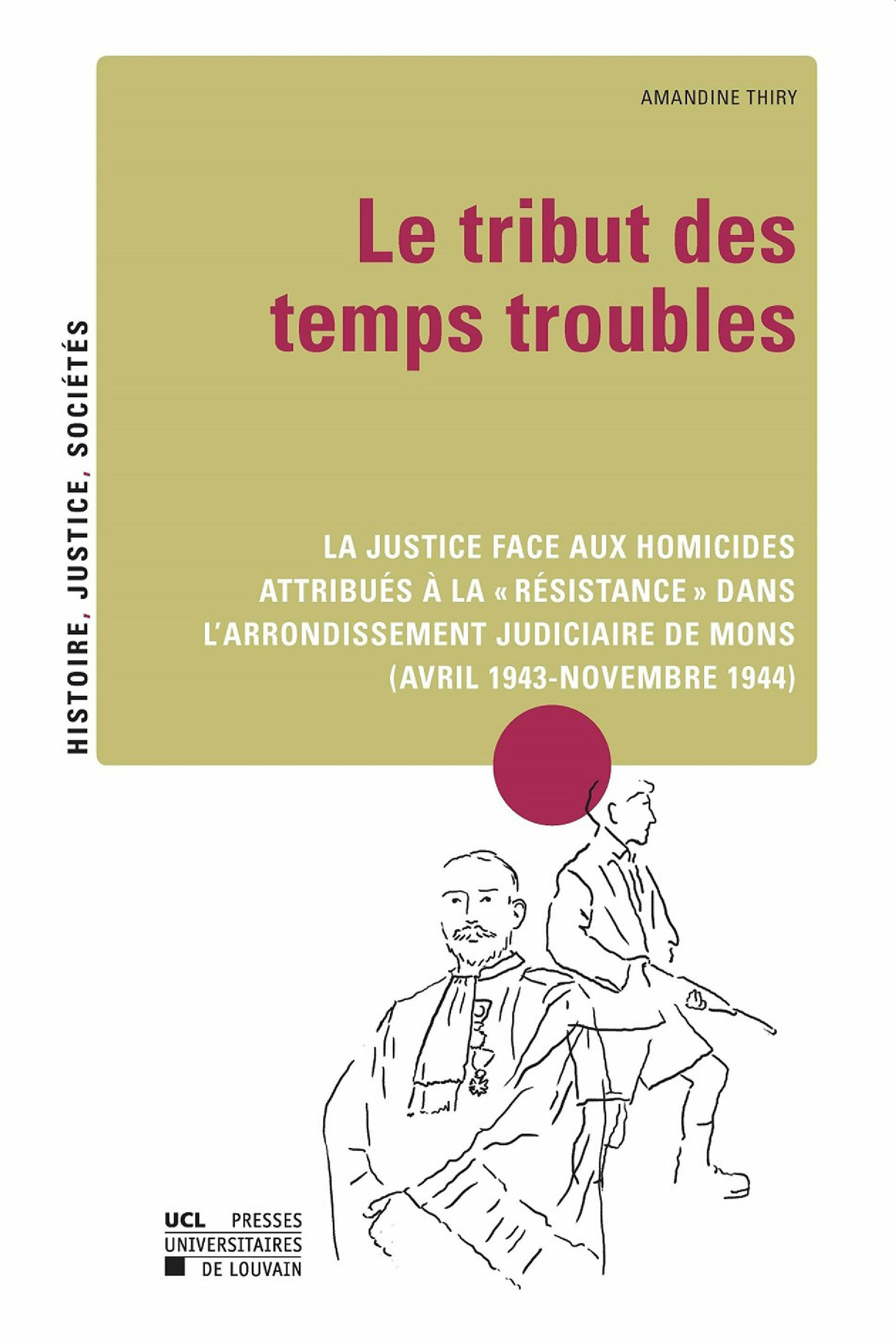Couverture ebook de Le tribut des temps troubles, de Thiry Amandine