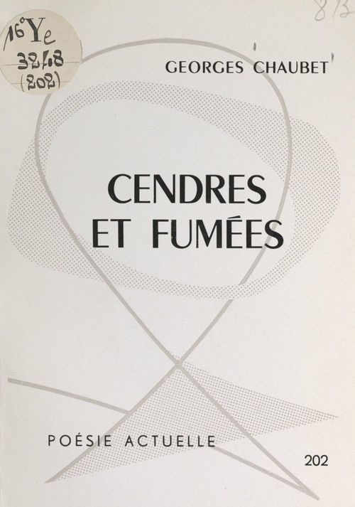 ebook cover of Cendres et fumées, by Georges Chaubet