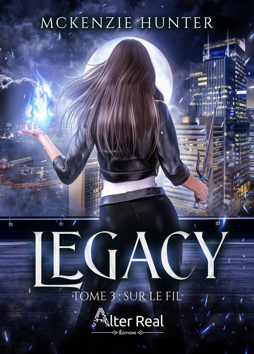 ebook cover of Sur le fil, by McKenzie Hunter