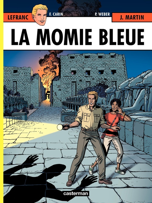 ebook cover of Lefranc (Tome 18) - La momie bleue, by Francis Carin, Martin Jacques, Patrick Weber