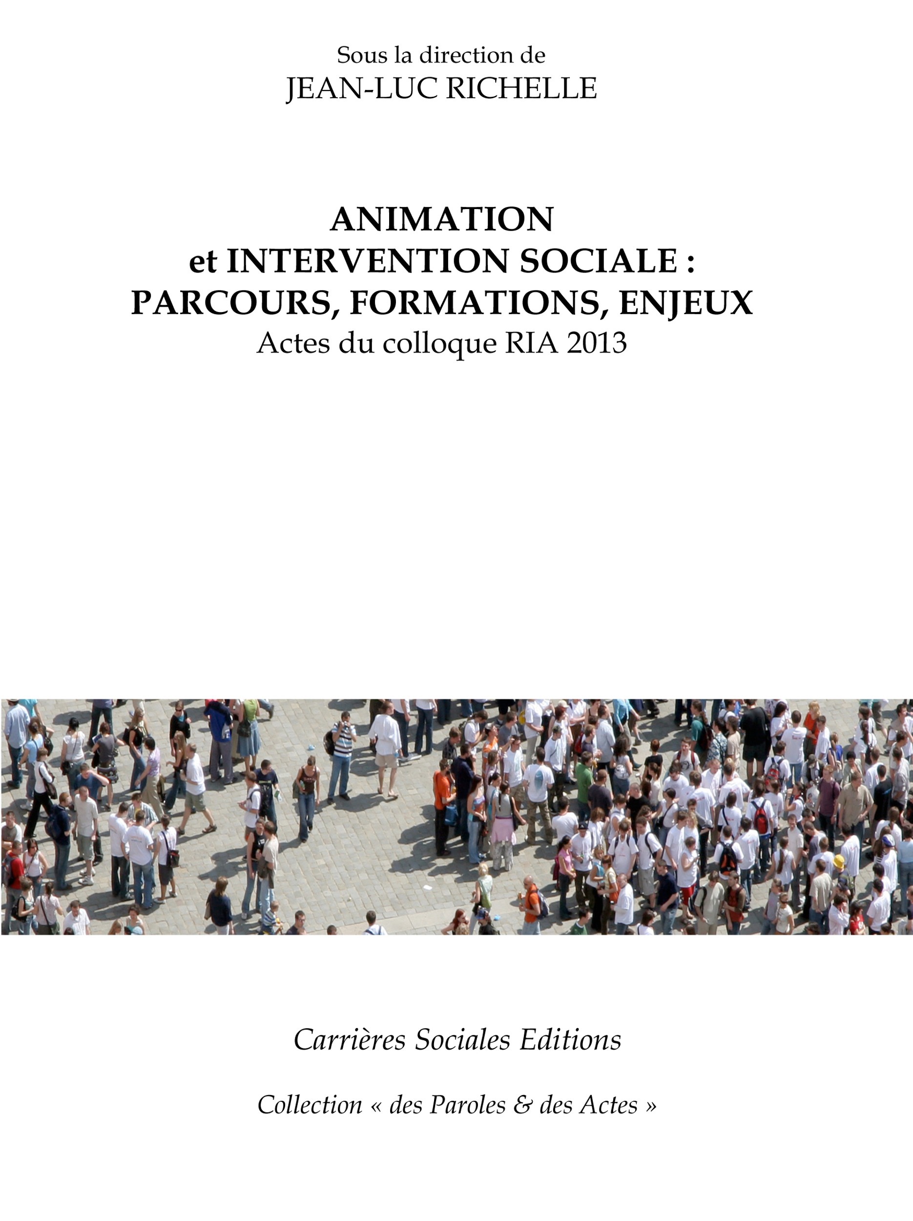 ebook cover of Animation et intervention sociale : parcours, formations, enjeux, by Collectif
