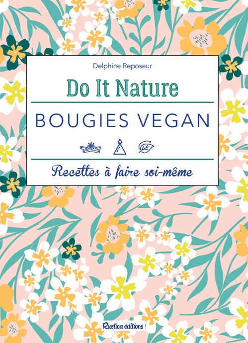 ebook cover of Bougies vegan, by Delphine Reposeur