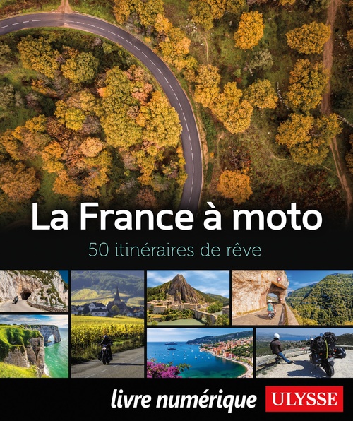 Couverture ebook de La France à moto, de Collectif