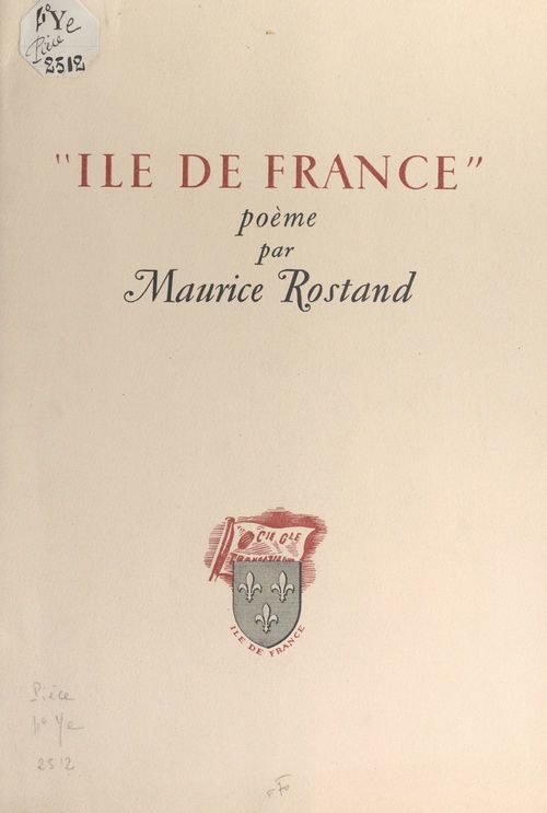 ebook cover of Île de France, by Maurice Rostand