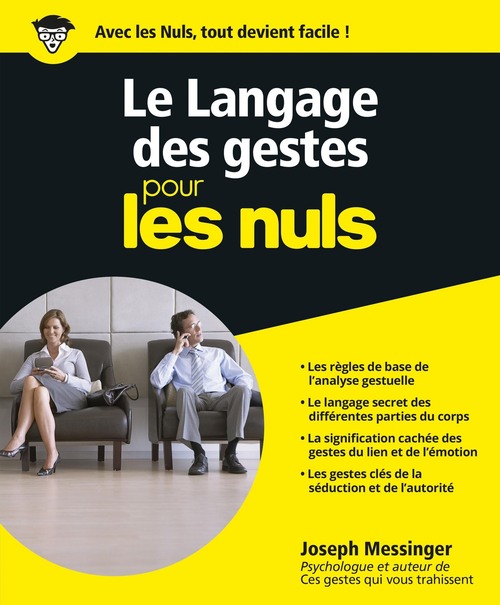 ebook cover of Le langage des gestes pour les nuls, by Joseph Messinger