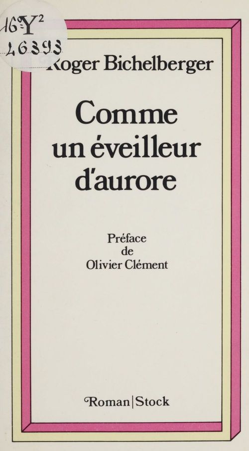 Couverture ebook de Comme un éveilleur d'aurore, de Roger Bichelberger