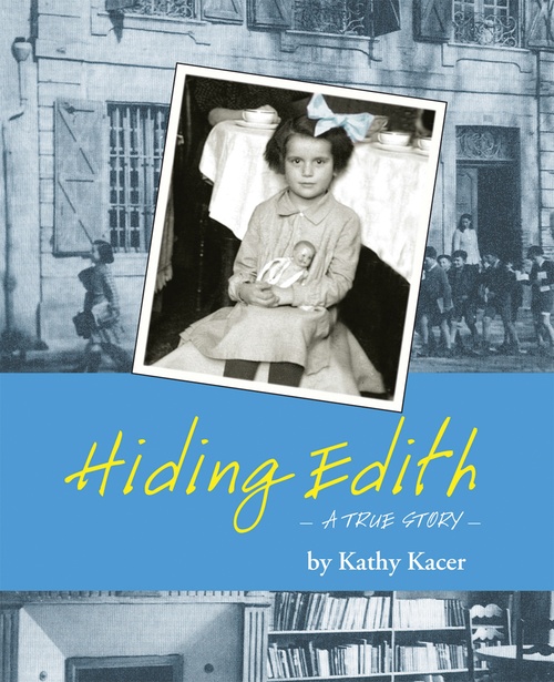 ebook cover of Hiding Edith, by Kathy Kacer