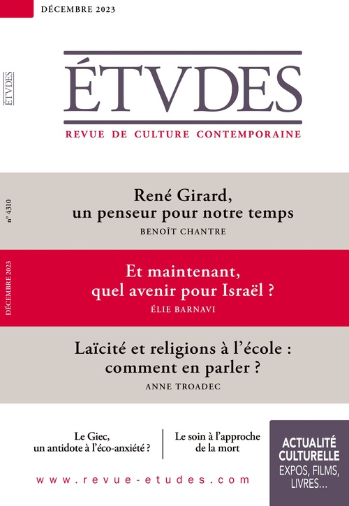 ebook cover of Revue Études : 4310 - Décembre 2023, by Collectif Auteur