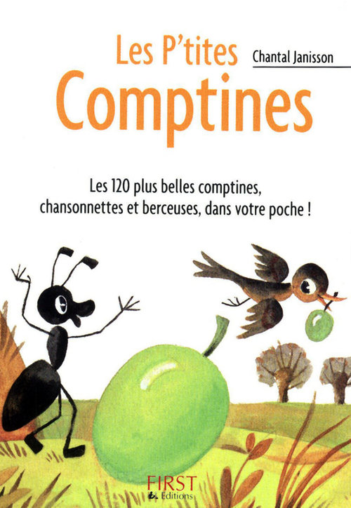 Couverture ebook de Le petit livre de - les p'tites comptines, de Chantal Janisson