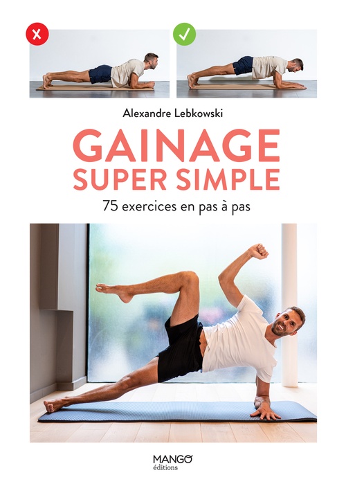 Couverture ebook de Gainage super simple, de Alexandre Lebkowski