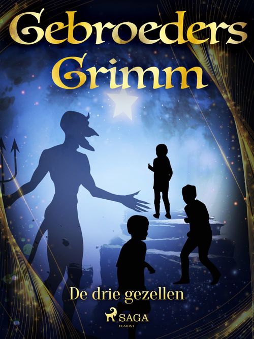 ebook cover of De drie gezellen, by De Gebroeders Grimm