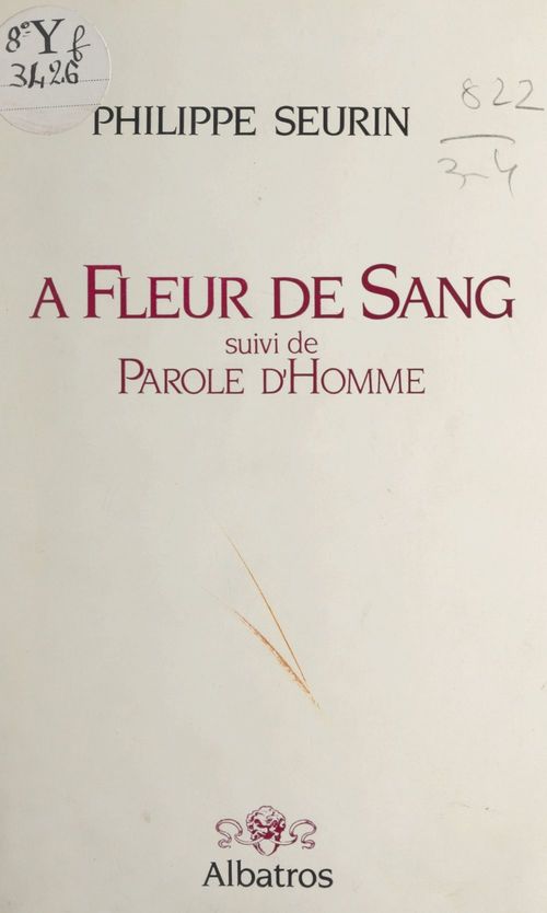 Couverture ebook de À fleur de sang, de Philippe Seurin