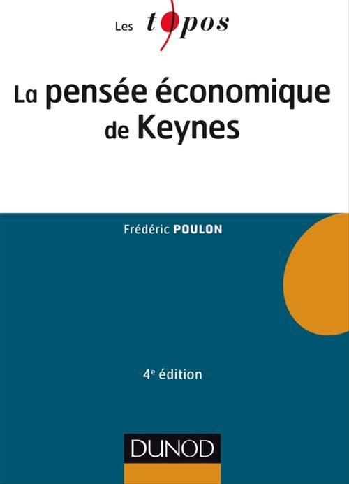 Couverture ebook de La pensée économique de Keynes - 4e éd., de Frédéric Poulon