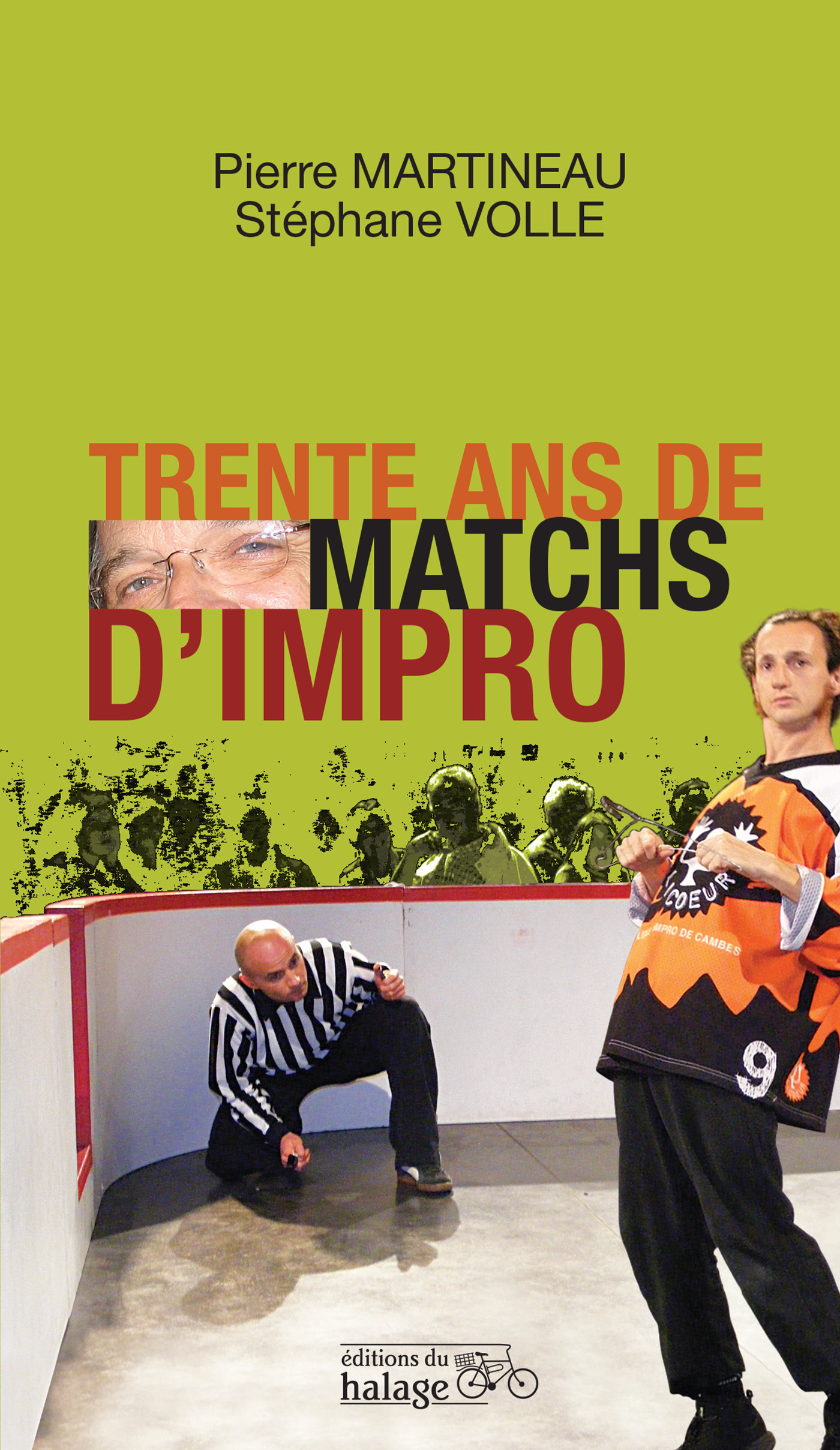 Couverture ebook de Trente ans de matchs d'impro, de Pierre Martineau, Stephane Volle