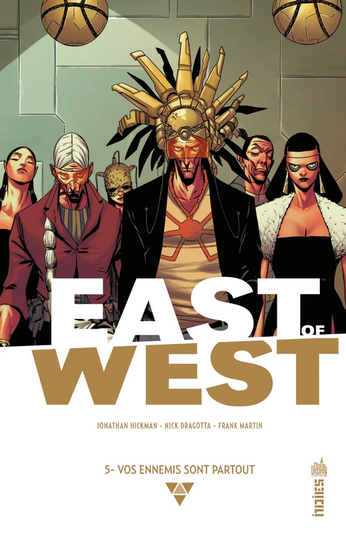 Couverture ebook de East of West - Tome 5 - Vos ennemis sont partout, de Jonathan Hickman, Nick Dragotta