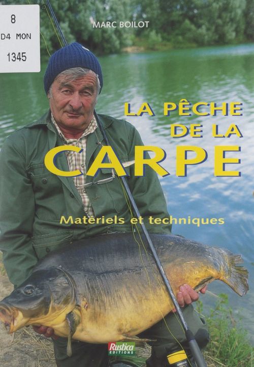Couverture ebook de La pêche de la carpe, de Marc Boilot