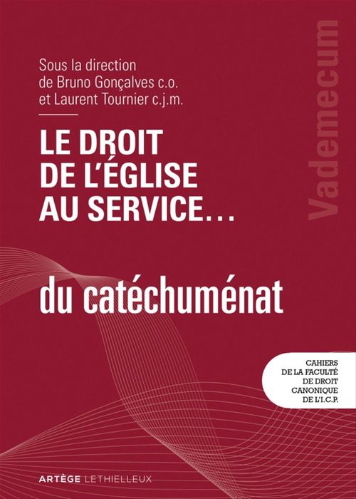 ebook cover of Le droit de l'Église au service... du catéchuménat, by Faculté de droit canonique de l'ICP