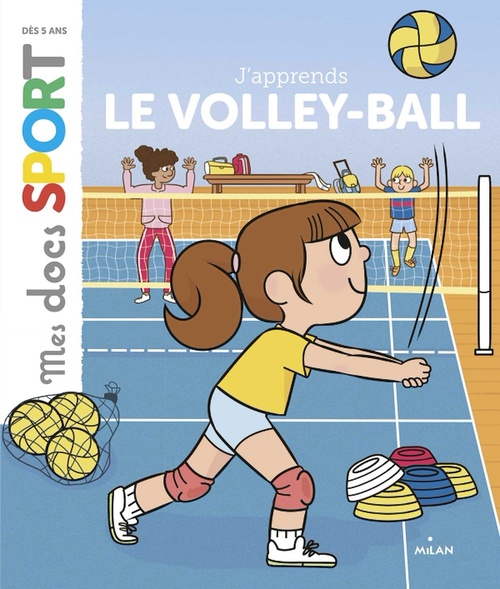 Couverture ebook de J'apprends le volley-ball, de Julien CARRERE