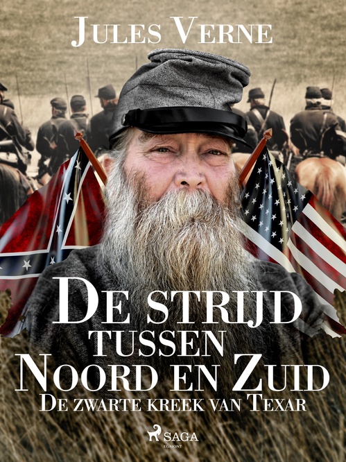 Couverture ebook de De strijd tussen Noord en Zuid - De zwarte kreek van Texar, de Jules Verne