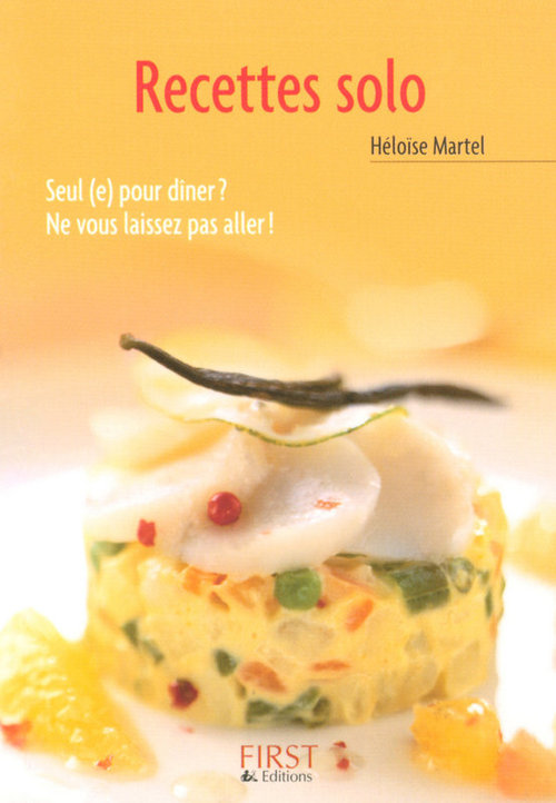 Couverture ebook de Le petit livre de les recettes solo, de Héloïse Martel