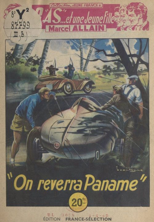 Couverture ebook de 3 as et une jeune fille (3). On reverra Paname !, de Marcel Allain