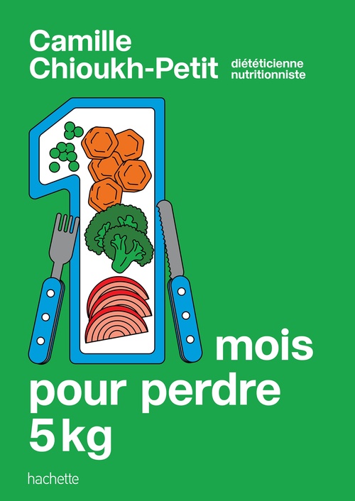 ebook cover of 1 mois pour perdre 5 kg, by Camille Chioukh-Petit
