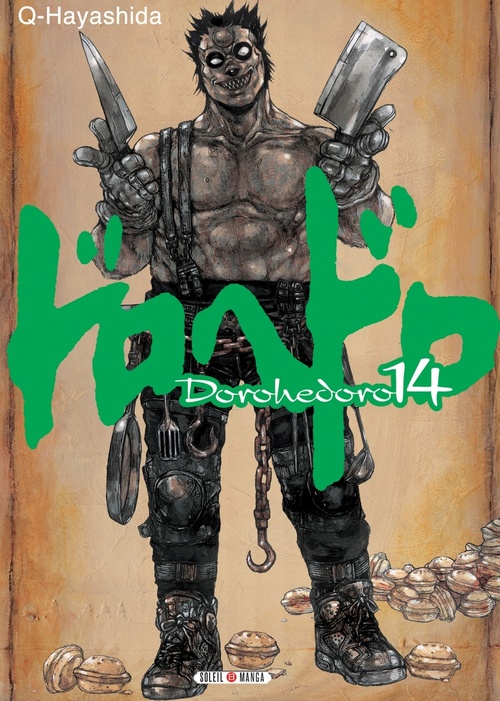 ebook cover of Dorohedoro T14, by Q Hayashida