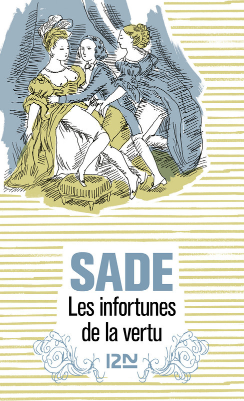 Couverture ebook de Les infortunes de la vertu, de Donatien-Alphonse-François de Sade