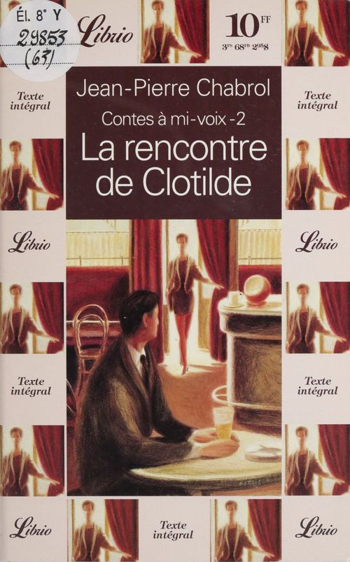 Couverture ebook de Contes à mi-voix (2) : La Rencontre de Clotilde, de Jean-pierre Chabrol