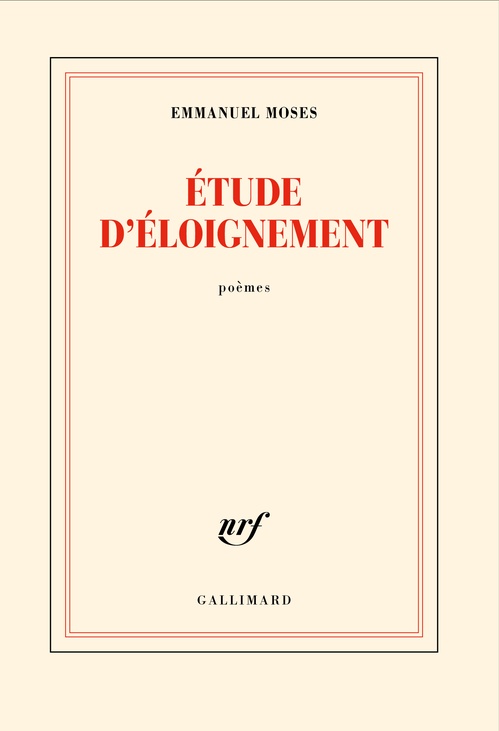 ebook cover of Étude d'éloignement, by Emmanuel Moses